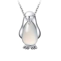 Penguin Opal Cat Eyes Necklace Charming Jewelry GiftProfessional and Attractive