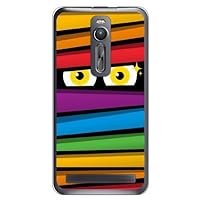 YESNO Mummy-kun Crazy Rainbow (Clear) / for ZenFone 2 ZE551ML/MVNO Smartphone (SIM Free Device) MASZF2-PCCL-201-N208