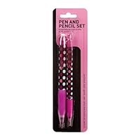 American Crafts Gel Pen and Pencil Pack, Pink/Purple