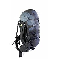 Megadont 65 Lts Backpack Outdoors Ideal for Travel or Expedition Water Resistant Multipurpose Back Pack Internal Pockets Full zip divider Mens Backpack