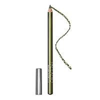 Palladio Wooden Eyeliner Pencil, Thin Pencil Shape, Easy Application, Firm yet Smooth Formula, Perfectly Outlined Eyes, Contour and Line, Long Lasting, Rich Pigment, Golden Olive