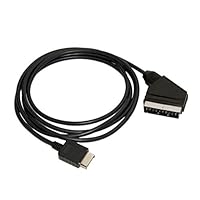 OSTENT Real RGB Scart Cable Cord TV AV Lead for Sony PS1 PS2 PS3 Slim PAL Console