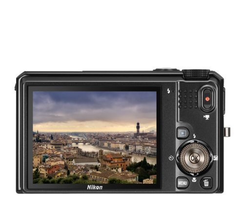 Nikon COOLPIX S9100 12.1 MP CMOS Digital Camera with 18x NIKKOR ED Wide-Angle Optical Zoom Lens and Full HD 1080p Video (Black) (OLD MODEL) (Renewed)