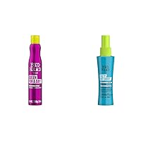 Bed Head Queen For A Day Thickening Spray for Fine Hair 10.5 oz & Bed Head Salty Not Sorry texturizing Salt Spray for Natural Undone Hairstyles 3.38 fl oz