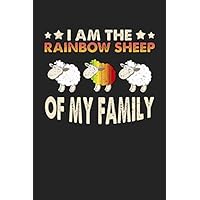 I am the rainbow sheep of my family: Daily Planner | Calendar Diary Book | Weekly Planer |sheep, rainbow, sheep owner, animal, animal lover, pet, pet ... animal lover, 120 Pages Size 6x9