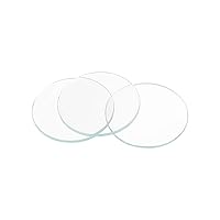 uxcell 8 Pack 16.5mm Dia. Watch Glass Crystal Lens, Single Dome Round 1.3mm Edge Thickness for Watchmaker Repair Clear