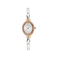 Watch Ladies Watch Fashion Small Thin Strap Bracelet Watch Women Full Gold Blue Face Alloy Folding Buckle Ladies Watch Mineral Glass Mirror Movement Fashion Personality Watch