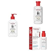 THAYERS Milky Hydrating Face Cleanser, 8 FL Oz + Milky Face Toner, 12 FL oz + Soak It Up 80HR Liquid Moisturizer with Hyaluronic Acid & Snow Mushroom, Dermatologist Tested & Recommended for Dry Skin