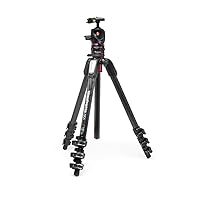 Manfrotto Kit 4-Section Carbon Tripod, Camera Tripod with Ball Head with Move Quick Release System, Professional Photography Accessories Kit, Tripod Camera with Camera Head