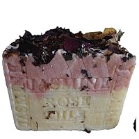 French Jasmine Soap with Rose Oil And Jojoba Oil - Artisan All Natural - Capuacu Butter