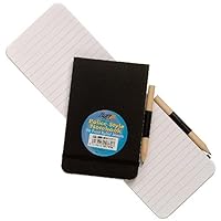 Tiger Police Style Elastic Notebook Notepad 96 Sheets & Pencil Ref: 300789 - Pack of 12