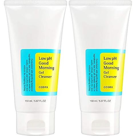 COSRX Low Ph Good Morning Gel Cleanser 150ml, 2 Pack - Oil Control, Deep Cleansing, Skin Refreshening