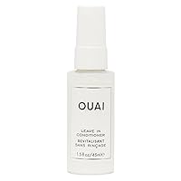 OUAI Leave In Conditioner & Heat Protectant Spray - Prime Hair for Style, Smooth Flyaways, Add Shine and Use as Detangling Spray - No Parabens, Sulfates or Phthalates (1.5 oz) OUAI Leave In Conditioner & Heat Protectant Spray - Prime Hair for Style, Smooth Flyaways, Add Shine and Use as Detangling Spray - No Parabens, Sulfates or Phthalates (1.5 oz)