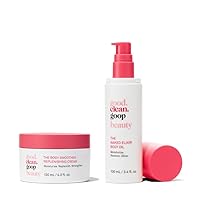 good.clean.goop beauty The Naked Elixir Body Oil & The Body Smoother Replenishing Cream | 3.4 oz Body Oil for Glowing Skin | 4 fl oz Natural Body Lotion for Skin Hydration | Body Moisturizer Set