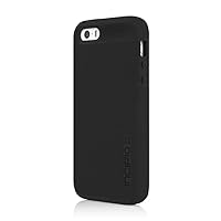 iPhone SE 5S 5 Case, Incipio iPhone SE 5S 5 Case DualPro Shockproof Hard Shell Hybrid Rugged Dual Layer Protective Outer Shell Shock and Impact Absorption Cover - Black
