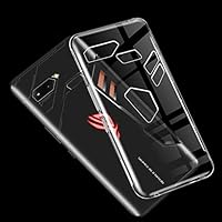 Asus ROG Phone ZS600KL Case, Scratch Resistant Soft TPU Back Cover Shockproof Silicone Gel Rubber Bumper Anti-Fingerprints Full-Body Protective Case Cover for Asus ROG Phone ZS600KL (Transparent)