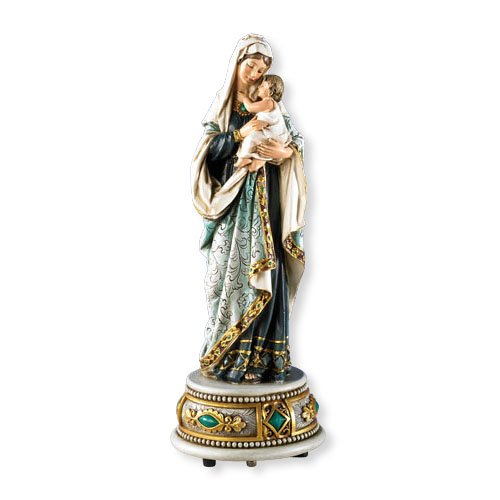 catholic.christianbrands Adoring Madonna & Child Musical Figurine - Ave Maria