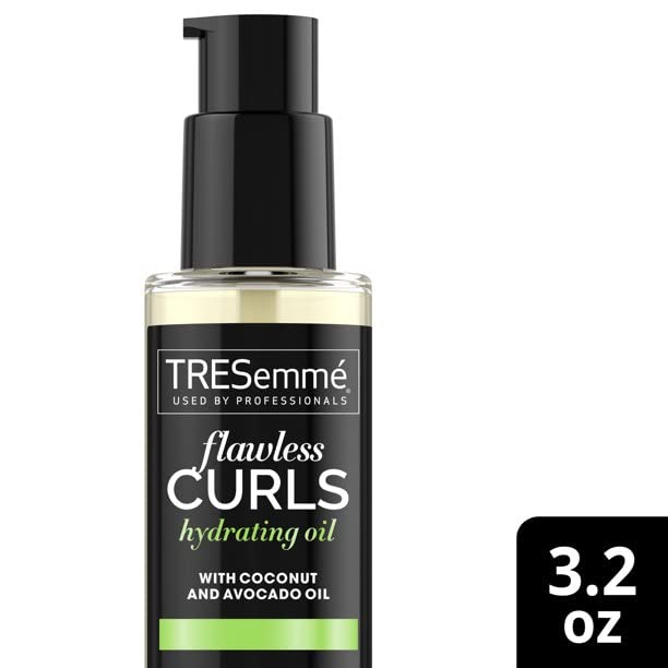 TRESemmé Flawless Curls Hydrating Oil, 3.20 Fl Oz (Pack of 1), 1