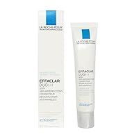 Effaclar Duo Dual Action Acne Spot Treatment Cream Targets Acne, Pimples, and Blemishes Non-Drying and Gentle on Skin 40ml（DOU+-1）