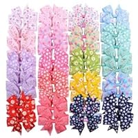 20pcs Multi Color Baby Girl Bow Clips