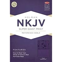 NKJV Super Giant Print Reference Bible, Purple LeatherTouch (2013-10-01) NKJV Super Giant Print Reference Bible, Purple LeatherTouch (2013-10-01) Imitation Leather