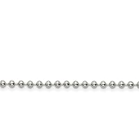 Stainless Steel 30inch Ball Chain Necklace Jewelry for Women in Steel Choice of Lengths 30 and 2.4mm 2mm 3mm