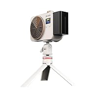 ZC-100BI 100W COB Video Light with Bowens Mount,10000Lux/m 2700K-7500K Bi-Color Camera Light with 10 Scenario Simulations Control Continuous Lighting for Photography (ZC-60C+Battery)