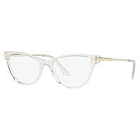 Versace VE3309-148 Eyeglass Frame CRYSTAL w/DEMO LENS 54mm