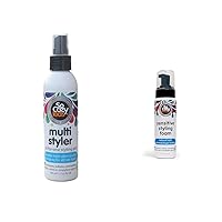 SoCozy Multi Styler For Kids Hair, Synthetic Colors or Dyes, 5.2 Fl Oz & SoCozy Kids Sensitive Styling Foam - Sensitive Foam For Kids w/Straight or Curly Hair - Gentle Natural Hold Styler