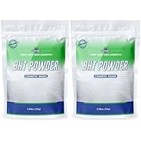 BHT Powder - 113 Gm (3.98 Oz), Butylated Hydroxytoluene, BHT Powder, Butylated Hydroxytoluene Powder, BHT for Cosmetics, Paraben Free- Pack of 2