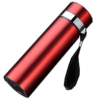 The New Frosted Thermos, Food-Grade Business Business Sling Thermos, Creative Water Bottle (Red)