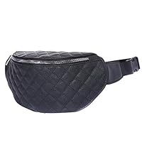Waist Pack Fashion Waist Bag Women Leather Fanny Packs Belt Bags For Women Shoulder Bags Black