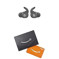 Fit Pro – True Wireless Noise Cancelling Earbuds – Apple H1 Headphone Chip, Class 1 Bluetooth®, Built-in Microphone, 6 Hours of Play Time – Sage Gray + Amazon.com Gift Card in a Mini Envelope