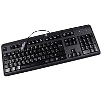 HP French Canadian KB-1156 PS2 Keyboard 672646-122 PS/2 Jack Black Retail