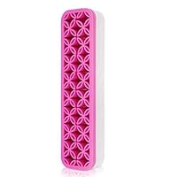 Vela.Yue Silicone Makeup Brush Holder Beauty Tools Organizer Display Stand Cosmetic Storage Case Pink