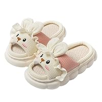 Rabbit Frog Pig Cow Slippers Bunny Slippers Open Toe Cute Animal Slippers House Slippers Slides
