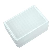 229570 96 Deep Well Storage Plate, 0.5 mL, Round Well, V-Bottom, Non-Sterile, Polypropylene (Pack of 25)