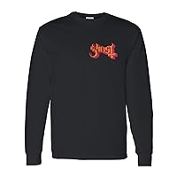Ghost Men's Charger Logo Long Sleeve T-Shirt Black | Officially Licensed Merchandise