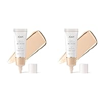 JOAH Beauty Perfect Complexion BB Cream with Hyaluronic Acid and Niaciminade, Korean Makeup with Medium Buildable Coverage, Evens Skin Tone, Lightweight, Semi Matte Finish, Fair with Warm Undertones