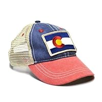 Kids' Vintage Colorado Flag Patch Hat