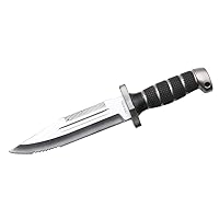 Medieval Foam Tactical Survival Hunting Knife Dagger LARP Halloween Blade Samurai Ninja Cosplay Costume (D)