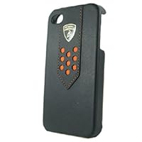 MOBO LB-HCIP4-SUD2-BKOE Lamborghini Cell Phone Case - 1 Pack - Retail Packaging - Black/Orange