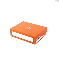 Gamegenic Token Holder | Protect and Store Game Tokens | Durable Storage Box for Tokens, Dice, Cards and other Game Accessories | Compatible with Board Games, LCG and TCGs | Orange Color | Made