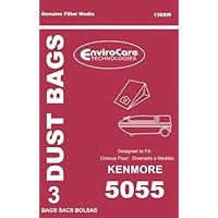 Kenmore 50558 Sears Style C or Q-20-5055, 20-50557 & 20-50558 1-ply Cleaner 3 Pack with Kit (Vacuum Bags (Pack of 3), Red White