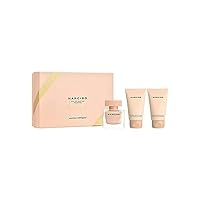 NARCISO RODRIGUEZ Narciso Poudree 3-Piece Gift Set for Women (1.6 Ounce Eau De Parfum Spray + 1.6 Ounce Scented Body Lotion + 1.6 Ounce Scented Shower Gel)