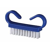 Nail Brush with Nylon Bristles, 33-Tuft, Blue, Perfect for Deep Cleaning and Scrubbing, Pack of 50