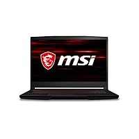 2022 MSI GF63 Thin 15.6'' FHD Display Gaming Laptop - Intel i5-10300H 4 Cores - Nvidia GTX 1650 Max-Q 4GB - 32GB RAM DDR4 - 1TB M.2 SSD - WiFi 6 Type-C RJ-45 Windows 10 Pro w/ 32GB USB Drive, Black