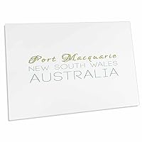 3dRose Port Macquarie New South Wales Patriotic Australia Home... - Desk Pad Place Mats (dpd-309196-1)