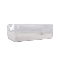 BBJ Wraps Cake Roll Container Long Rectangular Gift Boxes with Clear Window Loaf Cake Keeper, 10 Sets, 11（L X4(W) X3.7(H) Inch (10)
