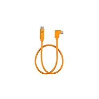 Tether Tools TetherPro Right Angle USB-C to USB-C Adapter “Pigtail” Cable, 20
